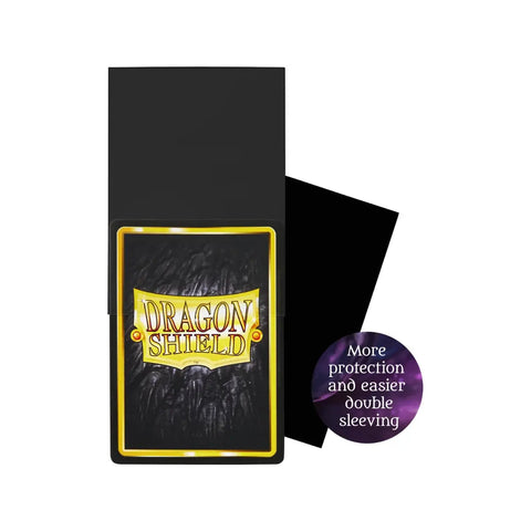 Dragon Shield: Standard Perfect Fit Thick Inner Sleeves: Black (100 Sleeves)