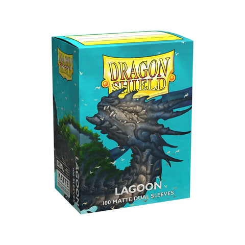 Dragon Shield Dual Matte Lagoon Standard Card Sleeves 100ct TCG