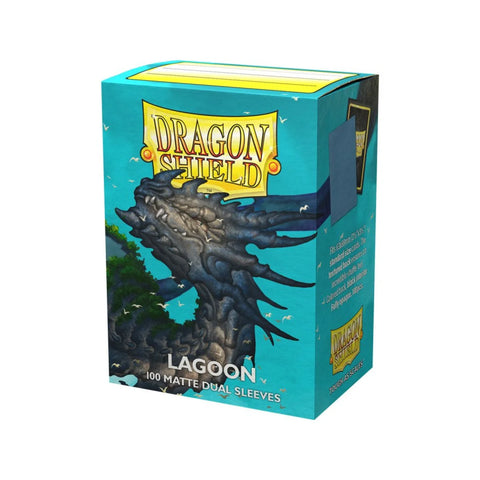 Dragon Shield Dual Matte Lagoon Standard Card Sleeves 100ct TCG