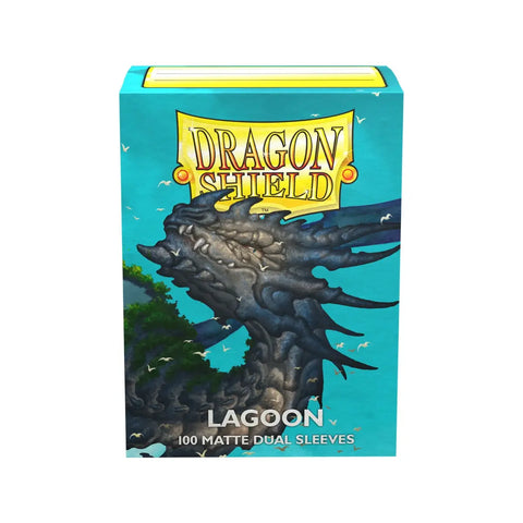 Dragon Shield Dual Matte Lagoon Standard Card Sleeves 100ct TCG