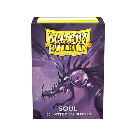 Dragon Shield Soul Dual Matte Metallic Purple Standard Card Sleeves 100ct
