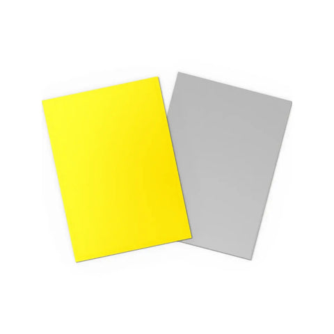Dragon Shield Matte Dual Standard Card Sleeves Yellow/Silver Opaque 100ct 63x88mm