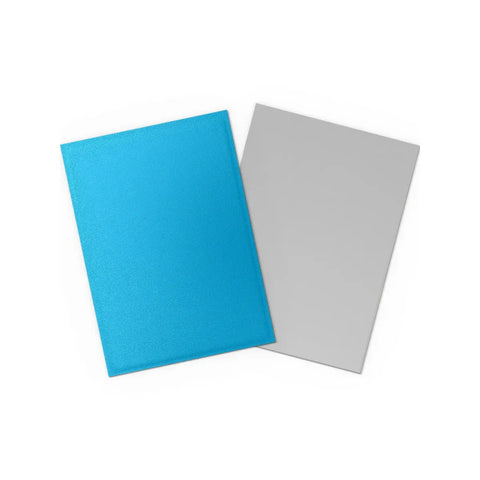 Dragon Shield Matte Dual Sleeves Sky Blue/Silver Standard 63x88mm 100 Pack