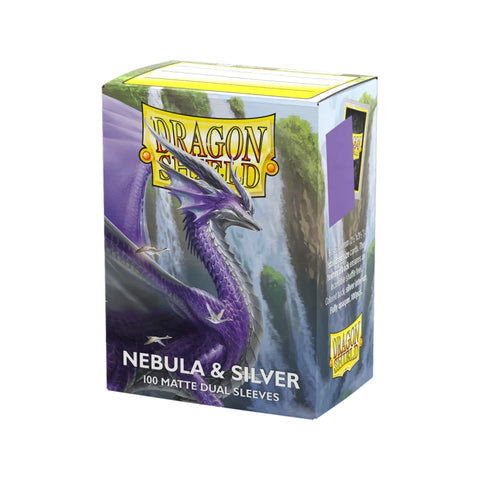 Dragon Shield Matte Dual Standard Sleeves Nebula & Silver Opaque 100ct 63x88mm