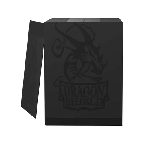 Dragon Shield Double Shell Deck Box Shadow Black 150 Card TCG Case
