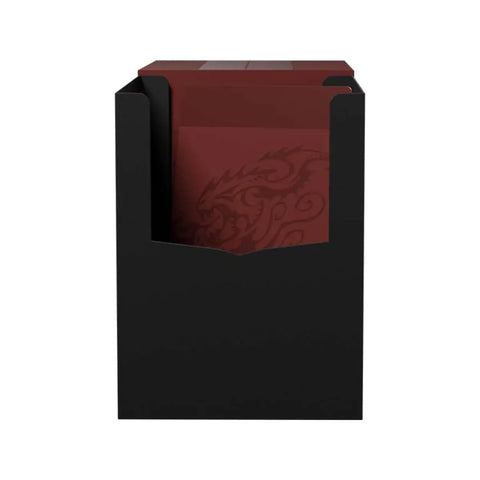 Dragon Shield Double Shell Deck Box Blood Red/Black Card Storage Case