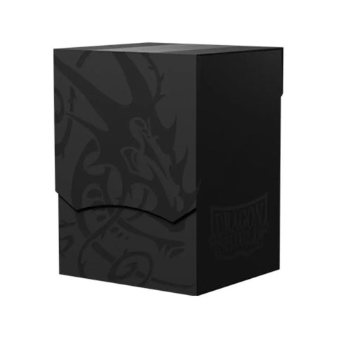 Dragon Shield Shadow Black Deck Shell Box Fits 100 Sleeved TCG Cards