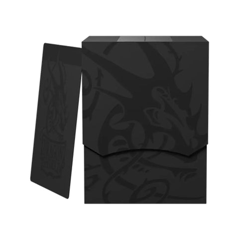 Dragon Shield Shadow Black Deck Shell Box Fits 100 Sleeved TCG Cards