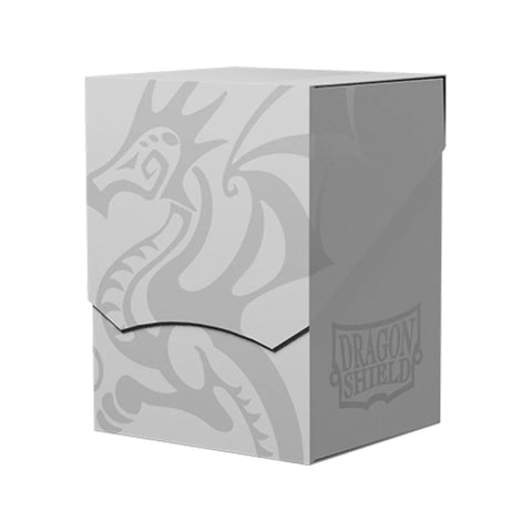 Dragon Shield Deck Shell 100 Card Box Ashen White with Black Interior