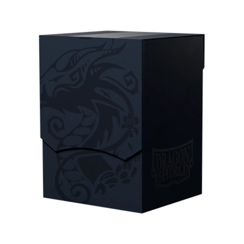 Dragon Shield Deck Shell Box Midnight Blue Black Interior 100 Card Holder