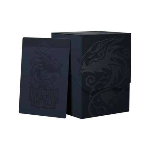 Dragon Shield Deck Shell Box Midnight Blue Black Interior 100 Card Holder