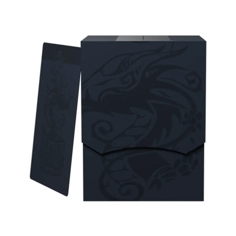 Dragon Shield Deck Shell Box Midnight Blue Black Interior 100 Card Holder