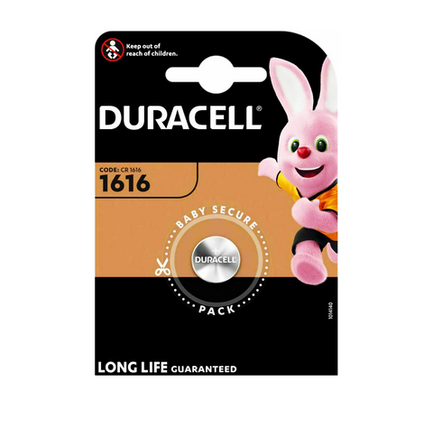 Duracell CR1616 3V Lithium Coin Cell Battery DL1616 ECR1616