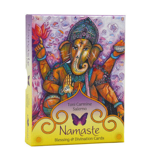 Namaste Blessing Divination Cards Deck by Carmine Salerno Blue Angel + Bag