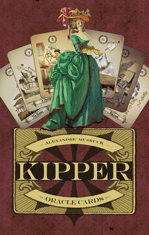 Kipper Oracle Cards Deck Schiffer Publishing Red Feather Musruck With Bag NEW