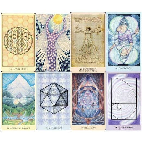 Sacred Geometry Oracle Cards – Francene – Spiritual Symbols With Bag