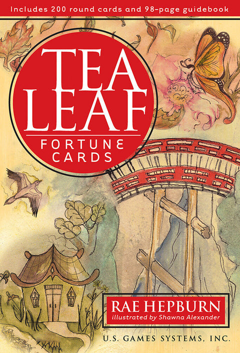 Tea Leaf Fortune Cards Rae Hepburn Oracle Deck US Games Velvet Bag