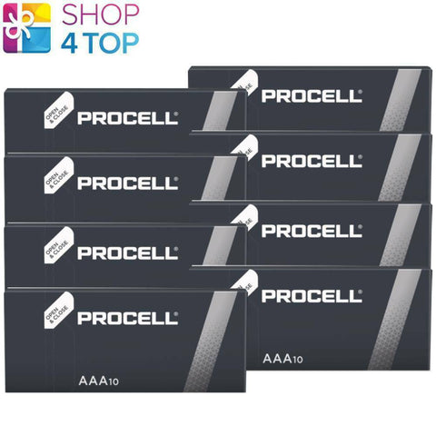80x Duracell Procell AAA 1.5V Alkaline Industrial Batteries