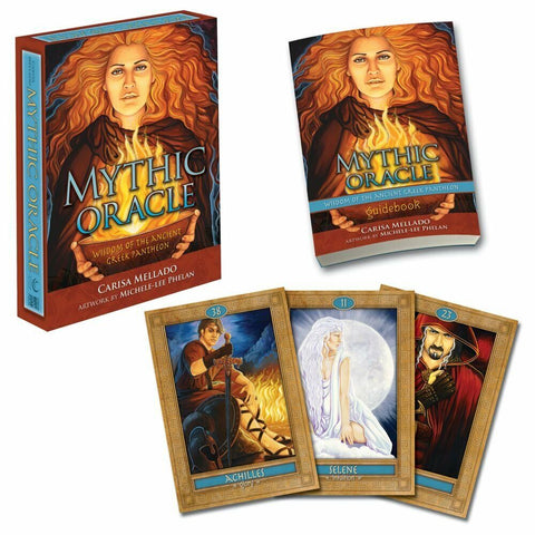 Mythic Oracle Cards Deck Greek Mythology with Guidebook & Bag Beyond Words