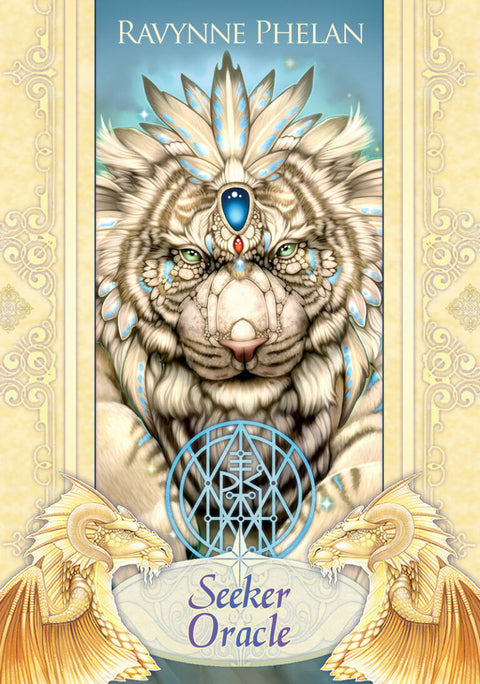Seeker Oracle Cards Deck by Blue Angel 55 Card Set with Guidebook & Bag