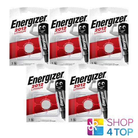 5x Energizer CR2012 3V Lithium Coin Cell Button Batteries DL2012
