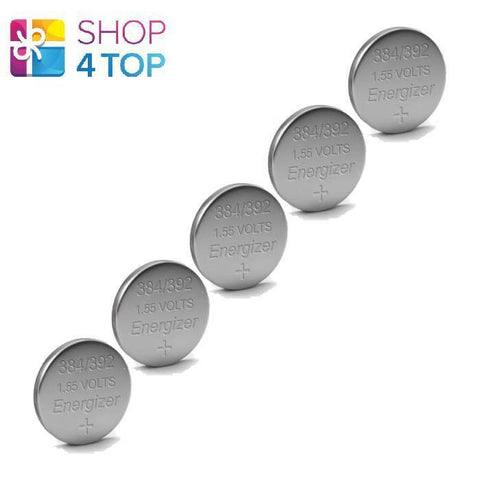 5 Energizer 392 384 Sr736Sw Batteries Silver 1.55V Watch Battery 12