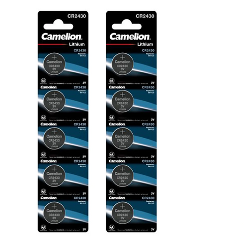 10x Camelion CR2430 3V Lithium Coin Cell Button Batteries DL2430 BR2430