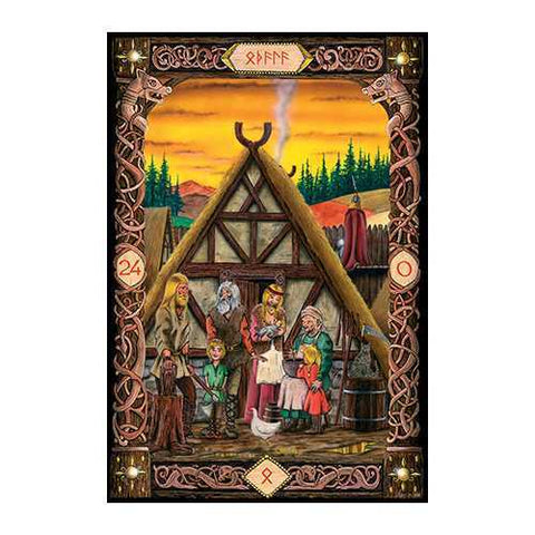 Power of the Runes Divination Card Deck w/ Velvet Bag US Games