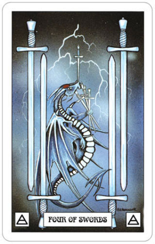 Dragon Tarot Card Deck by U.S. Games with Velvet Bag 78 Cards New Sealed