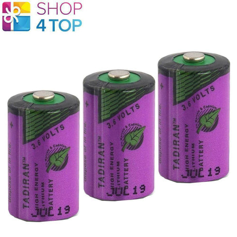 3x Tadiran LS14250 1/2 AA 3.6V Lithium Battery High Energy SL750