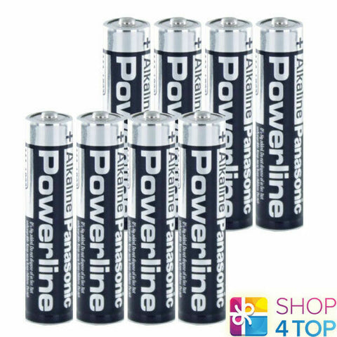 8 Panasonic Powerline Industrial Aaa Lr03 Batteries Alkaline Micro Mn2400 E92