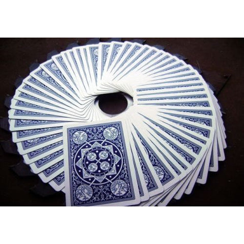 2x Bicycle Tally-Ho Fan Back Playing Cards Red & Blue Poker Decks