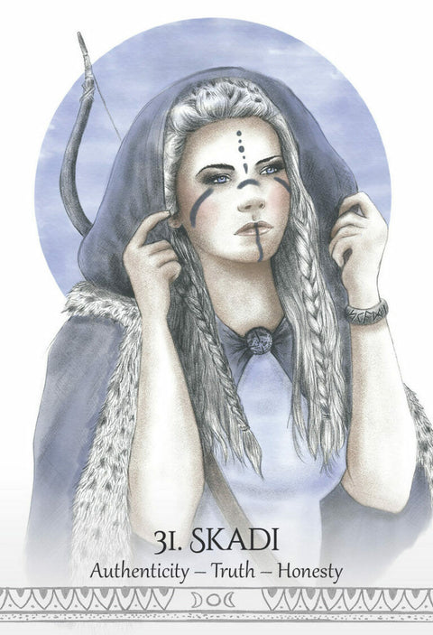 Goddess Spirit Oracle Cards Deck by Blue Angel with Guidebook & Bag