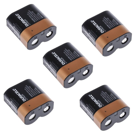 5 Duracell 223 Cr-P2 High Power Lithium Batteries 6V Dl223 Crp2 Expiry 2031
