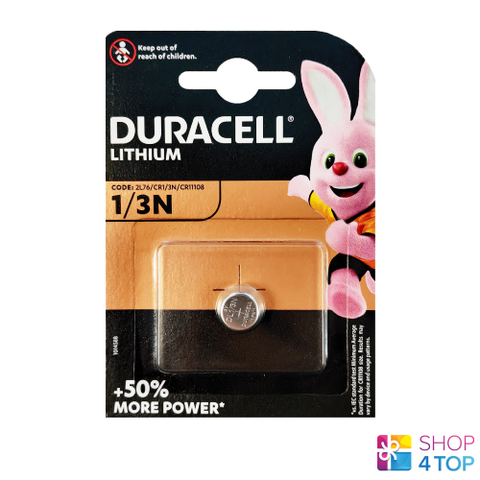 Duracell 1/3N 2L76 3V Lithium Batteries CR1/3N CR11108 DL1/3N