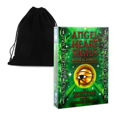 Angel Heart Sigils Oracle Card Deck with Bag by Findhorn Press New