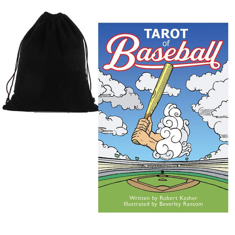 Baseball Tarot Card Deck & Book Set with Velvet Bag, 78 Cards
