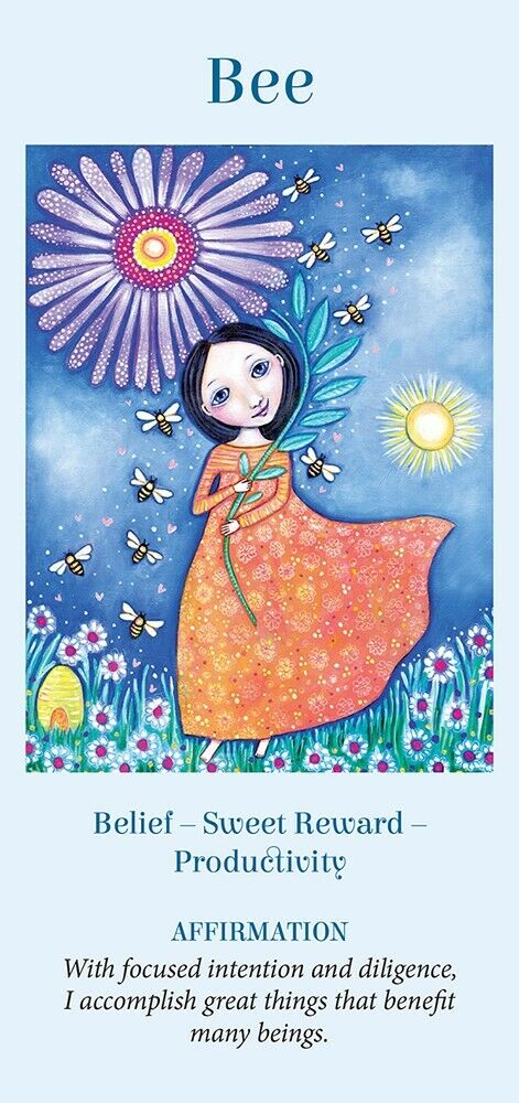 Wings Of Wisdom Oracle Cards Deck Fairchild Longhurst Blue Angel With Bag