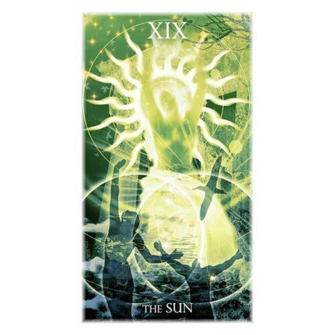 Healing Light Tarot Card Deck Lo Scarabeo w/ Velvet Bag & Guidebook