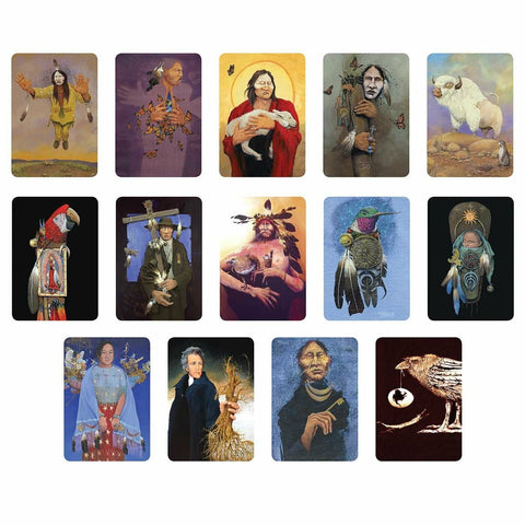 Sacred Vision Oracle Cards Bag Deck Beyond Words Esoteric Native Indigenous NEW