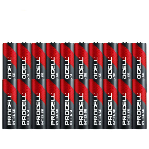 20x Duracell Procell Intense AA Alkaline Batteries 1.5V Industrial