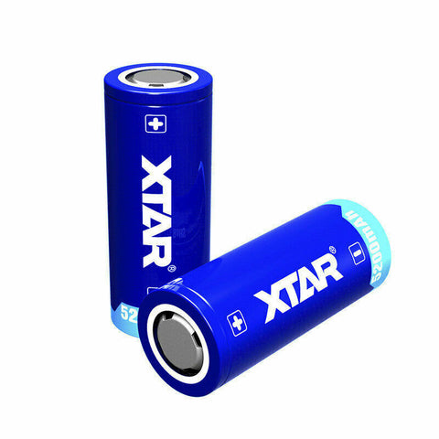 4 Xtar 26650 Protected Battery Rechargeable 3.6V Li-Ion Lithium 5200Mah NEW