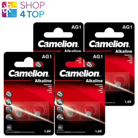8x Camelion LR621 AG1 1.5V Alkaline Button Cell Batteries Mercury Free