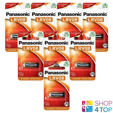 8 Panasonic Cell Power Alkaline 23A Lrv08 Mn21 Batteries 12V 23Ga E23A NEW