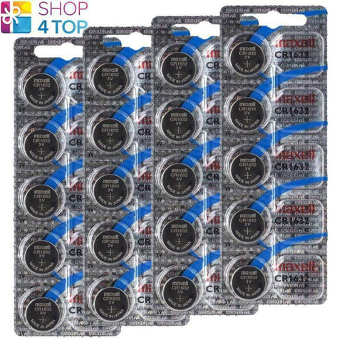 20x Maxell CR1632 3V Lithium Coin Cell Batteries DL1632 Watch Remote