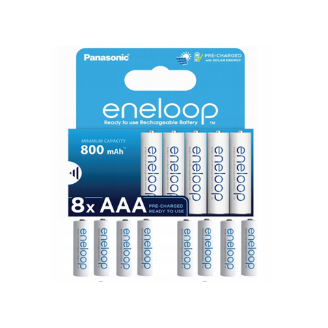 32 Panasonic Eneloop Rechargeable Aaa Hr03 Batteries Blister Pack 1.2V 800Mah