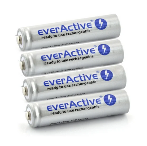 8 Everactive Silver Line Aaa Lr03 Rechargeable Batteries Blister Nimh 1.2V NEW