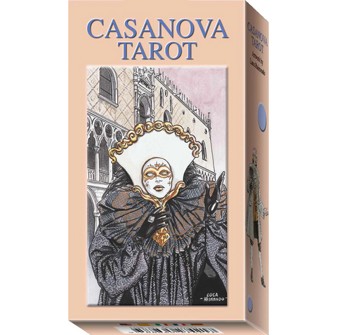Casanova Tarot Deck 78 Cards by Lo Scarabeo with Velvet Bag Adult