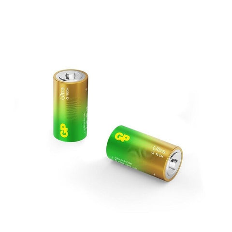 6x GP Ultra Alkaline C LR14 1.5V Batteries Long Lasting Power