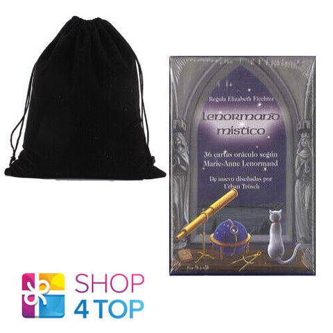 Lenormand Mistico Deck Cards Mystical Lenormand Oracle In Spanish Agm With Bag